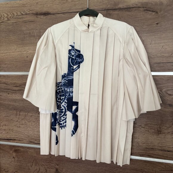 Alemais Rider Pleat Blouse - Size 12 UK/US 8 - Picture 6 of 16